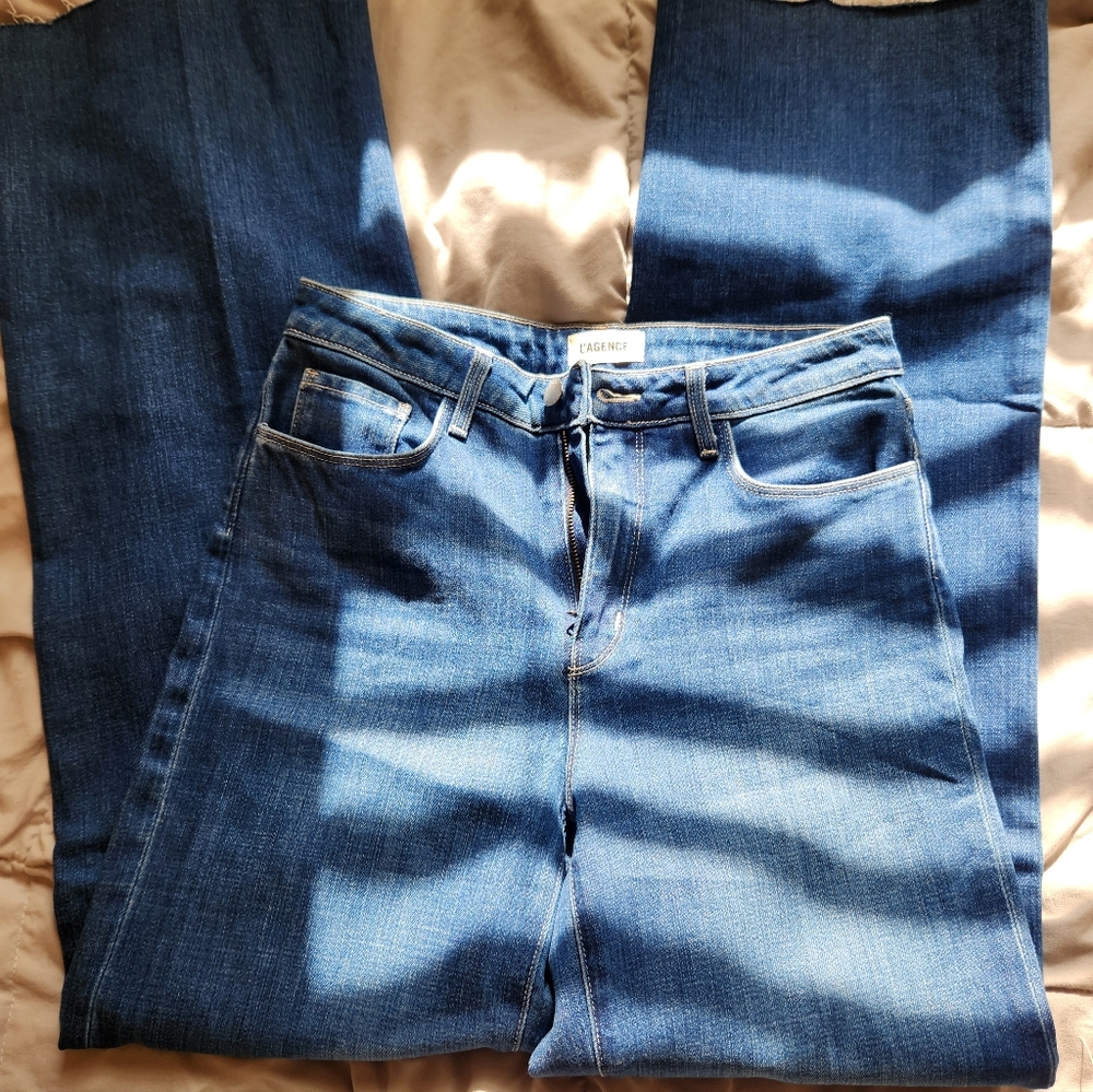 L'Agence Scottie Wide Leg Jean Apollo Size 27 NWOT - Picture 3 of 9